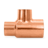 Everhot 2" x 1-1/2" x 1-1/2" Copper Tee - Image 3