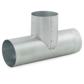 5" Galvanized Flue Tee, 24" Length, 26 GA Juniper Industries