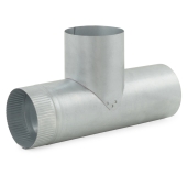 5" Galvanized Flue Tee, 24" Length, 26 GA Juniper Industries