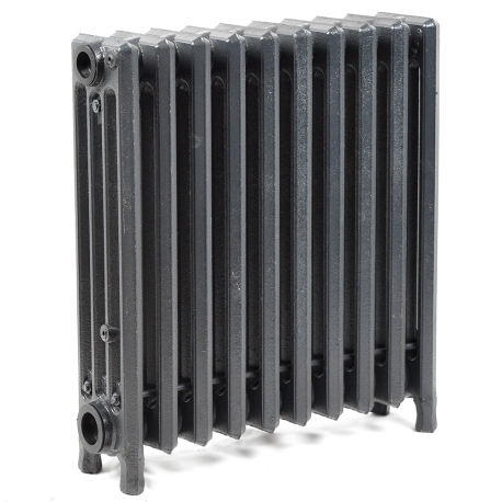 OCS 10-Section, 4" x 19" Cast Iron Radiator, Free-Standing, Slenderized/Tube style 