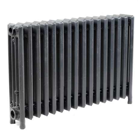 OCS 16-Section, 4" x 19" Cast Iron Radiator, Free-Standing, Slenderized/Tube style 