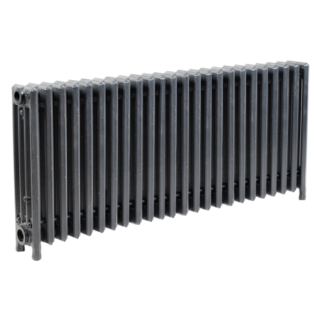 OCS 24-Section, 4" x 19" Cast Iron Radiator, Free-Standing, Slenderized/Tube style