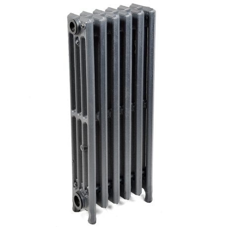OCS 6-Section, 4" x 25" Cast Iron Radiator, Free-Standing, Slenderized/Tube style 