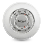 Honeywell Round Mechanical Thermostat, Heat Only - Image 1