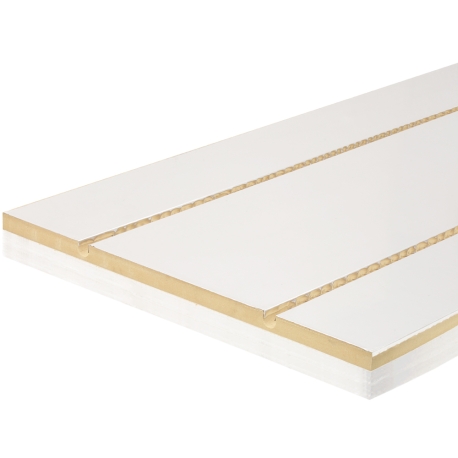WBI ThermalBoard 3/8" PEX Radiant Floor Heat Panel 16" x 48" w/ 1" EPS, Straight (min 75 pcs straight+return)