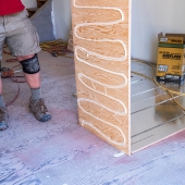 WBI ThermalBoard 3/8" PEX Radiant Floor Heat Panel 16" x 48", Straight (min order 99 pcs straight+return) - Image 6