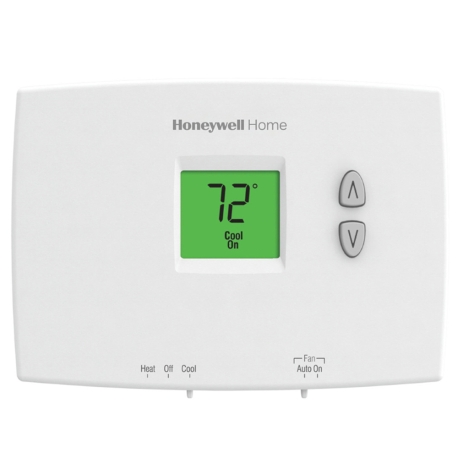 Honeywell PRO 1000 Non-Programmable Thermostat, 1H/1C