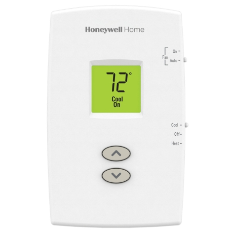 Honeywell PRO 1000 Non-Programmable Vertical Thermostat, 1H/1C