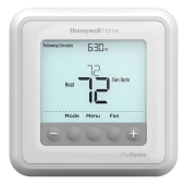 Honeywell T6 Pro Programmable Thermostat, 2H/2C Conventional or 2H/1C Heat Pump + Aux. Heat - Image 1