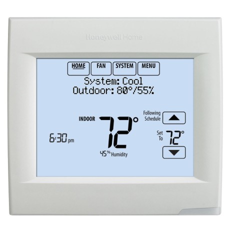 Honeywell VisionPRO 8000 Smart Wi-Fi Programmable Thermostat, 2H/2C Conventional or 3H/2C Heat Pump + Aux. Heat