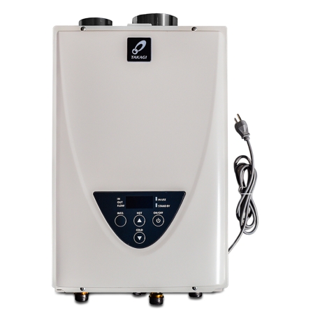 Takagi Takagi TK-510U-I Indoor Tankless Water Heater, Natural/Propane Gas Convertible, 199KBTU