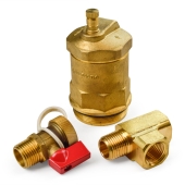 Calefactio TO30 The ONE, 3-in-1 Flow Through Expansion Tank (4.8 Gal) with Air Eliminator and Dirt Separator - Image 6