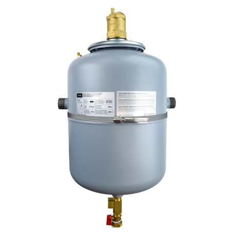 Calefactio TO30 The ONE, 3-in-1 Flow Through Expansion Tank (4.8 Gal) with Air Eliminator and Dirt Separator