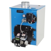 Archer Trooper 201,000 BTU Hot Water Oil Boiler w/ Beckett Burner and Tankless Coil, Chimney Vent, 86.1% AFUE - Image 1