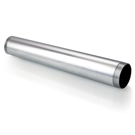 Matco-Norca 1-1/2" x 12", 17GA, Double Threaded Tailpiece, Chrome Plated Brass