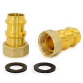 Taco 3/4" Copper Press Circulator Pump Unions (Pair) - Image 2