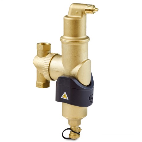 Spirotherm 3/4" Threaded, Spirocombi Vertical Air & Dirt Magnetic Separator