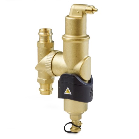 Spirotherm 3/4" Press, Spirocombi Vertical Air & Dirt Magnetic Separator