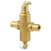 Spirotherm 1-1/4" Union Threaded, Spirovent Jr Air & Dirt Separator Combi - Image 1