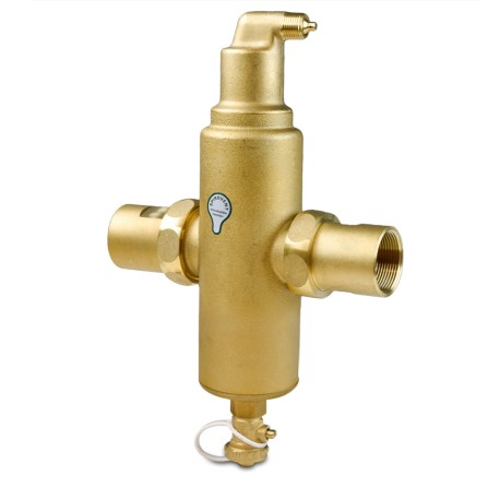 Spirotherm 1-1/2" Union Threaded, Spirovent Jr Air & Dirt Separator Combi