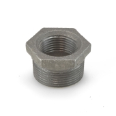 Ward 1-1/2" x 3/4" Black Bushing (Domestic) - Image 1