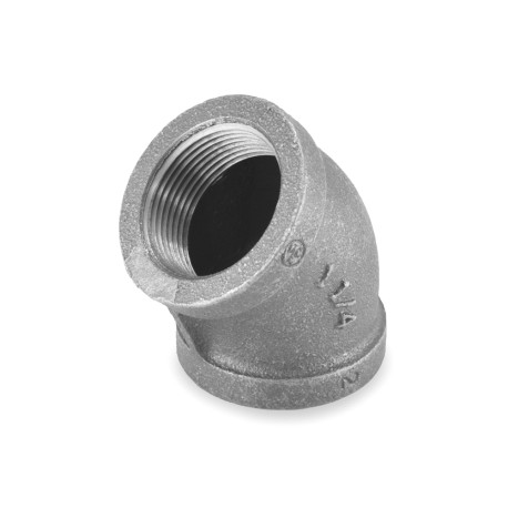 Ward 1-1/4" Black 45&deg; Elbow (Domestic)