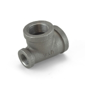 Ward 1" x 1/2" x 1" Black Tee (Domestic) - Image 1