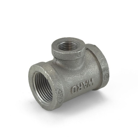 Ward 1" x 1" x 1/2" Black Tee (Domestic)