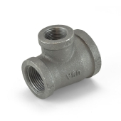 Ward 1-1/4" x 1" x 3/4" Black Tee (Domestic) - Image 1