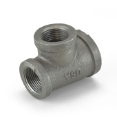 Ward 1-1/4" x 1" x 1" Black Tee (Domestic) - Image 1