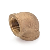 Matco-Norca 1" FPT Brass 90° Elbow, Lead-Free - Image 1