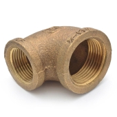 Matco-Norca 1" x 3/4" FPT Brass 90° Elbow, Lead-Free - Image 2