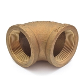 Matco-Norca 1-1/2" FPT Brass 90° Elbow, Lead-Free - Image 2