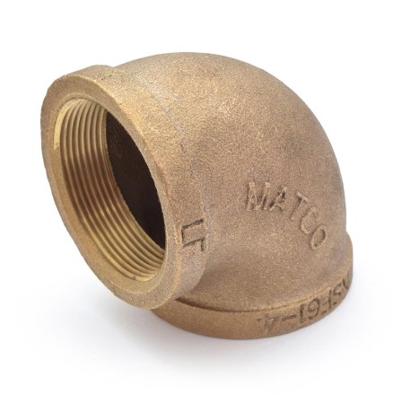 Matco-Norca 2" FPT Brass 90&deg; Elbow, Lead-Free