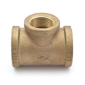 Matco-Norca 1" x 1" x 3/4" FPT Brass Tee, Lead-Free - Image 2