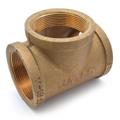 Matco-Norca 2" FPT Brass Tee, Lead-Free - Image 1