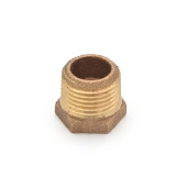 Matco-Norca 1/2" MPT x 3/8" FPT Brass Bushing, Lead-Free - Image 2