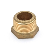 Matco-Norca 1" MPT x 1/2" FPT Brass Bushing, Lead-Free - Image 2