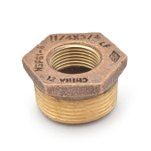 Matco-Norca 1-1/4" MPT x 3/4" FPT Brass Bushing, Lead-Free - Image 1