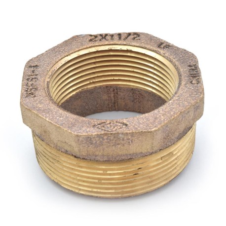 Matco-Norca 2" x 1-1/2" FPT Brass Bushing, Lead-Free