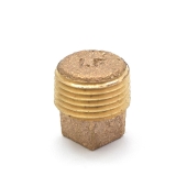 Matco-Norca 3/8" MPT Square-Head Brass Plug, Lead-Free - Image 2
