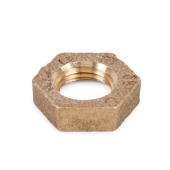 Matco-Norca 1/4" FPT Brass Locknut, Lead-Free - Image 2
