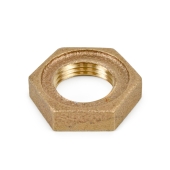 Matco-Norca 1/2" FPT Brass Locknut, Lead-Free - Image 2