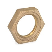Matco-Norca 1" FPT Brass Locknut, Lead-Free - Image 1