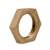 Matco-Norca 1-1/4" FPT Brass Locknut, Lead-Free - Image 1