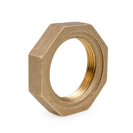 Matco-Norca 1-1/2" FPT Brass Locknut, Lead-Free