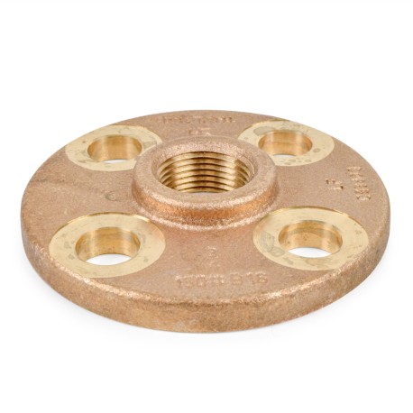 Matco-Norca 3/4" FPT Brass Floor Flange, Lead-Free