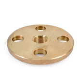 1/2" FPT Brass Floor Flange, Lead-Free Matco-Norca