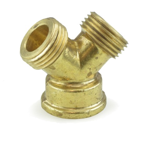 BrassCraft 3/4" Garden Hose Brass Wye "Y"