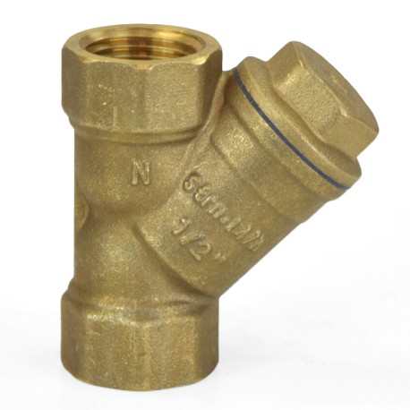 Wright Valves 1/2" Threaded Y-Strainer, Lead-Free Brass